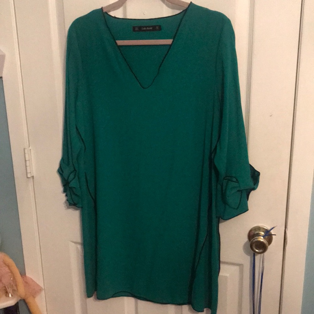Zara Green Midi Dress